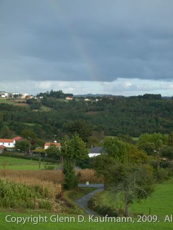 Rainbow in Galician Countryside 